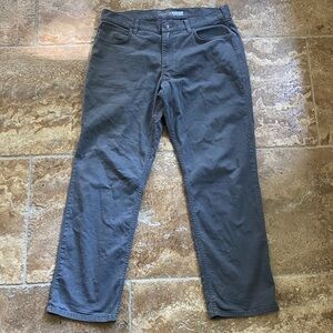 Carhartt Men’s Work Pants Size 34 Grey Straight Leg Durable Cotton
